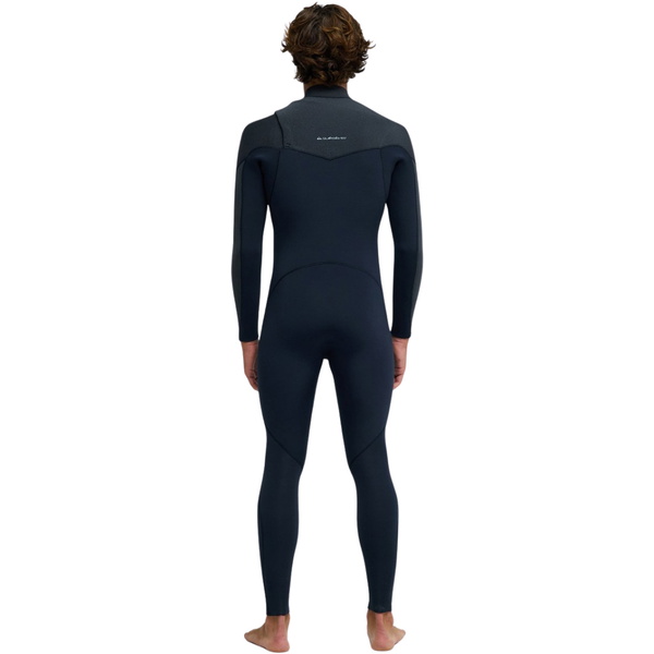 2026 Quiksilver Mens Everyday Sessions 4/3mm Chest Zip Wetsuit 25AW213512 - Black Heather